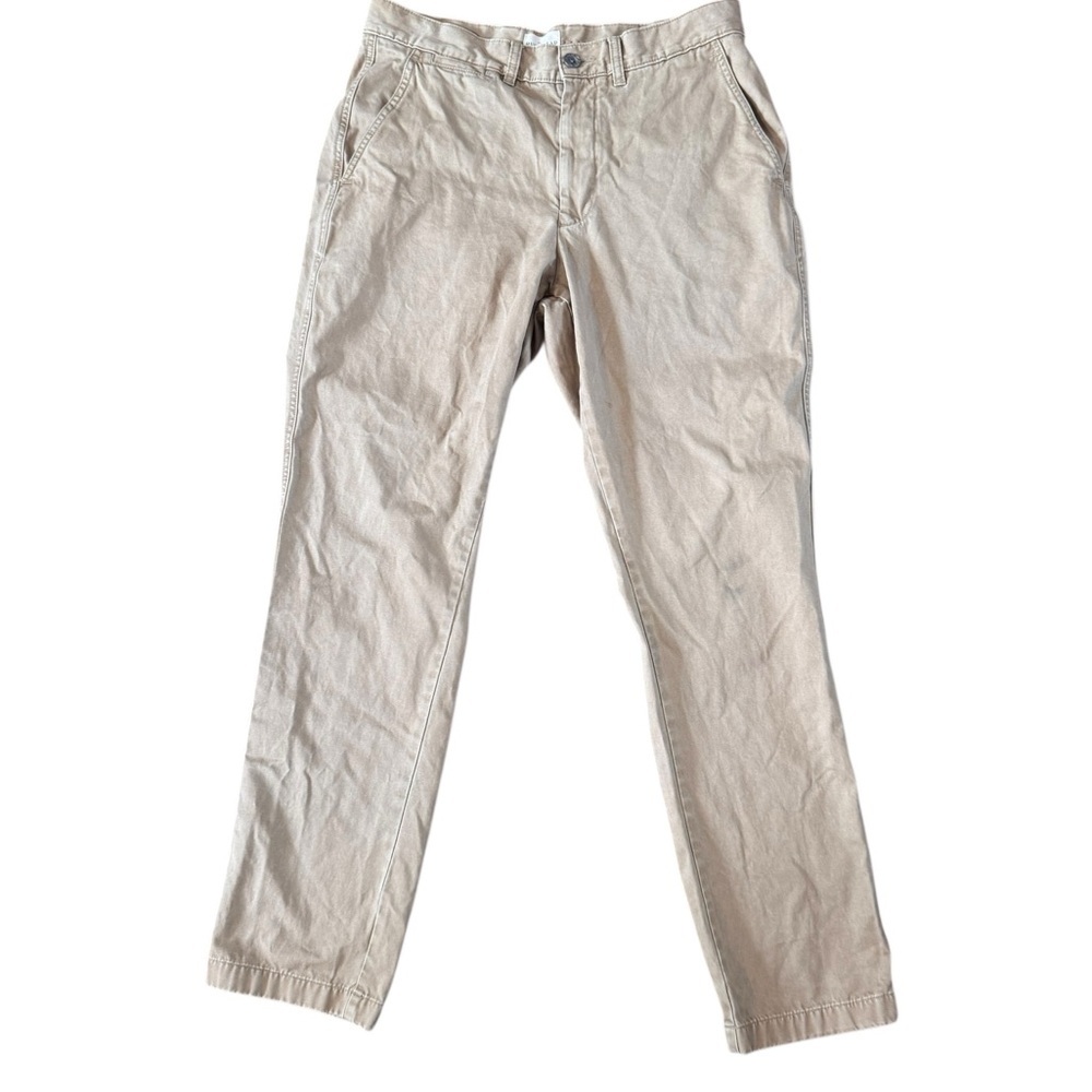 Vintage Duck Head Mens Jeans Beige Pants 34x32 Khaki Slash Pocket Casual Stretch